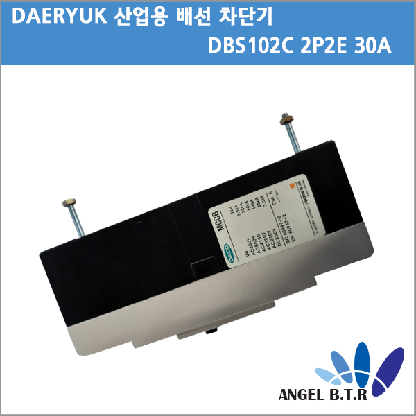 [중고][산업용 배선차단기][DAERYUK]대륙 DBS102C 30A 2P2E DACO MCCB AC460V 14KA/ AC220V 25KA