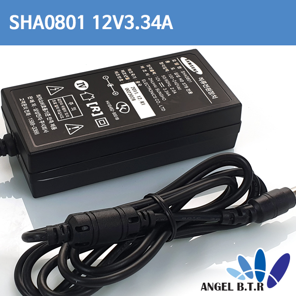 중고 삼성 SHA0801/12V3.34A 12V 3.34A 6.5/1핀 SMPS HD STB 전용 아답타 셋톱박스어댑터