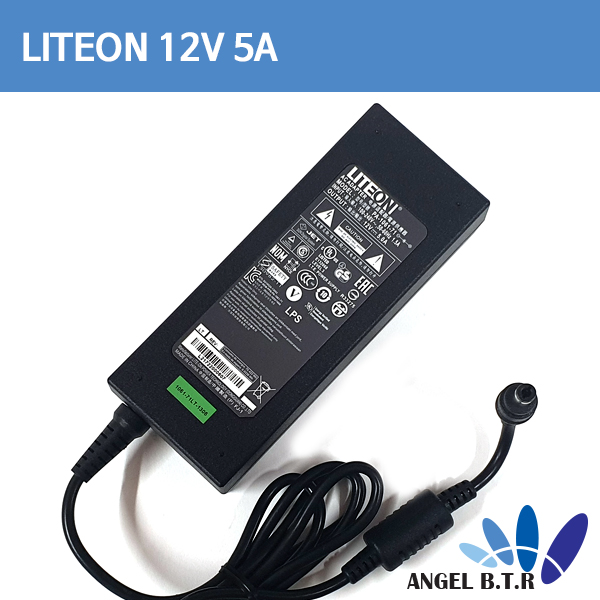 [중고]LITEON/PA-1061-71/12V5A/12v 5a/60W/5.5x2.5/LCD 아답타/노이즈없음 선길이 40~70cm