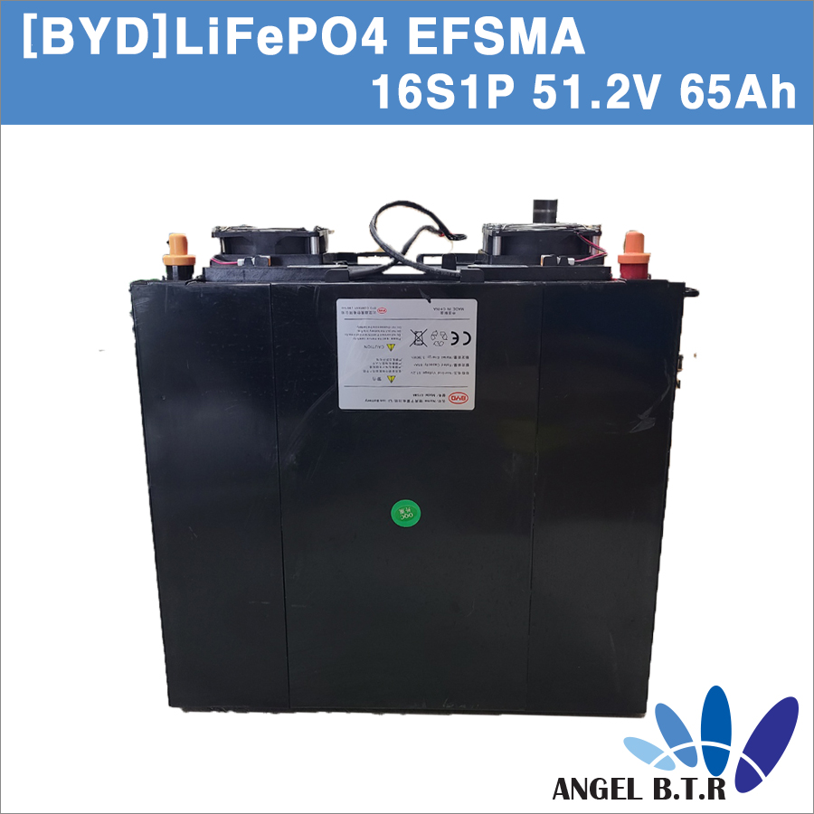 [BYD]EFSMA/51.2V 65Ah 51.2V65Ah /3.3KWh/16S1P/16S 1P/LiFePO4 battery module/ 리튬 인산철 배터리 모듈 /ESS배터리 모듈/지게차 용도
